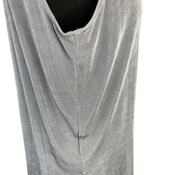 AOTC Woman's Tank Top Stretchy Silvery Gray Square Neck Size S/M - Picture 8 of 12